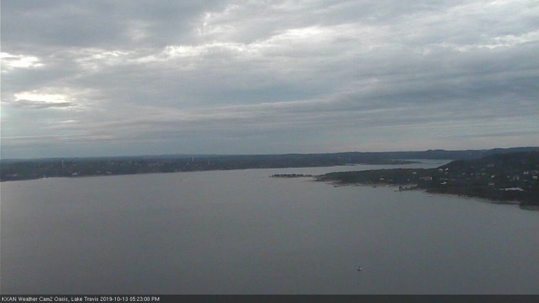 Lake Travis webcam, October 13, 2019 4:25 PM CT