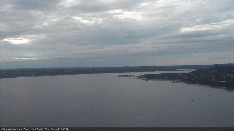 Lake Travis webcam, October 13, 2019 4:30 PM CT
