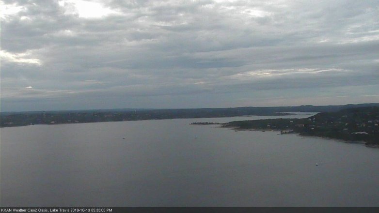 Lake Travis webcam, October 13, 2019 4:35 PM CT