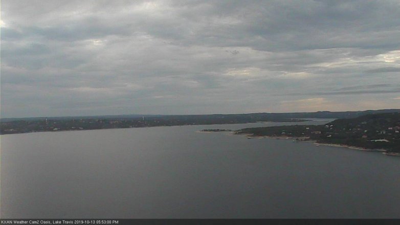 Lake Travis webcam, October 13, 2019 4:55 PM CT