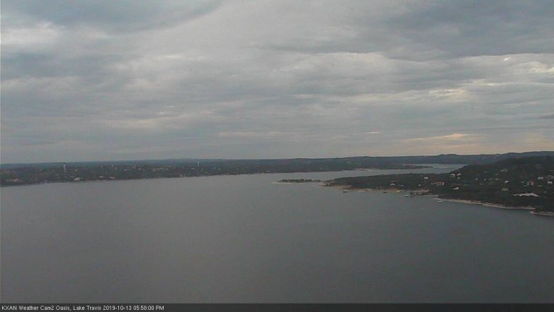 Lake Travis webcam, October 13, 2019 5:00 PM CT