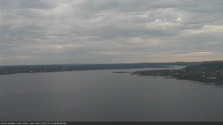Lake Travis webcam, October 13, 2019 5:10 PM CT