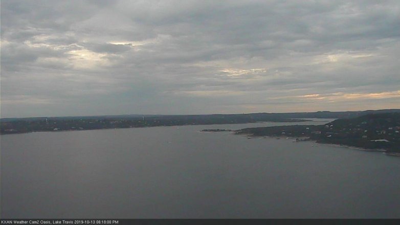 Lake Travis webcam, October 13, 2019 5:20 PM CT