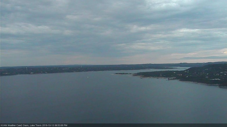 Lake Travis webcam, October 13, 2019 5:55 PM CT