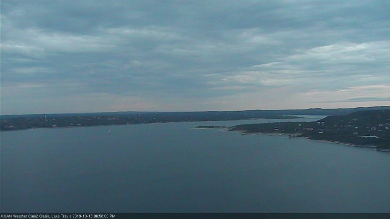 Lake Travis webcam, October 13, 2019 6:00 PM CT