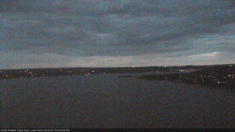 Lake Travis webcam, October 13, 2019 6:25 PM CT