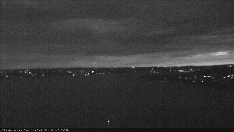 Lake Travis webcam, October 13, 2019 6:30 PM CT