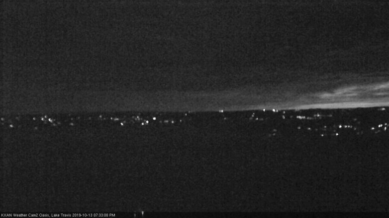 Lake Travis webcam, October 13, 2019 6:35 PM CT