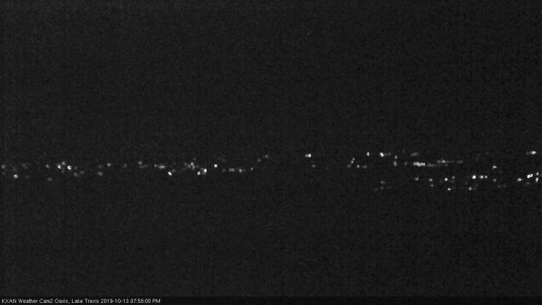 Lake Travis webcam, October 13, 2019 7:00 PM CT