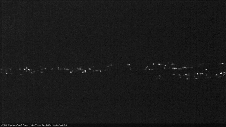 Lake Travis webcam, October 13, 2019 7:05 PM CT