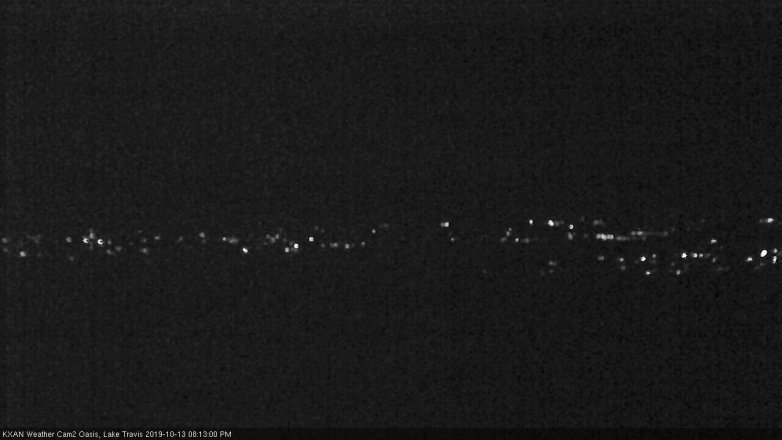 Lake Travis webcam, October 13, 2019 7:15 PM CT