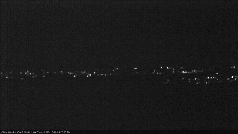 Lake Travis webcam, October 13, 2019 7:25 PM CT