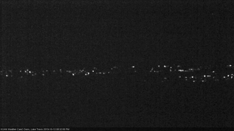 Lake Travis webcam, October 13, 2019 7:35 PM CT