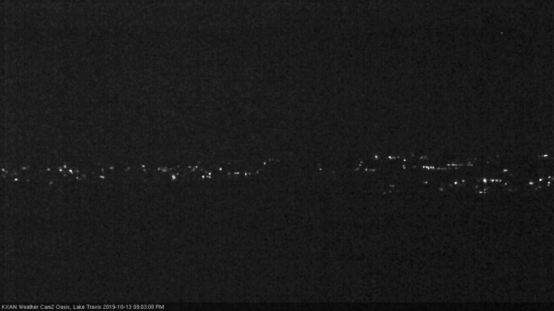 Lake Travis webcam, October 13, 2019 8:05 PM CT
