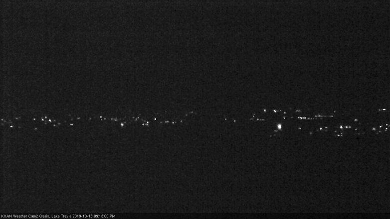 Lake Travis webcam, October 13, 2019 8:15 PM CT