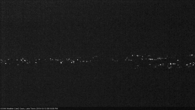 Lake Travis webcam, October 13, 2019 8:20 PM CT