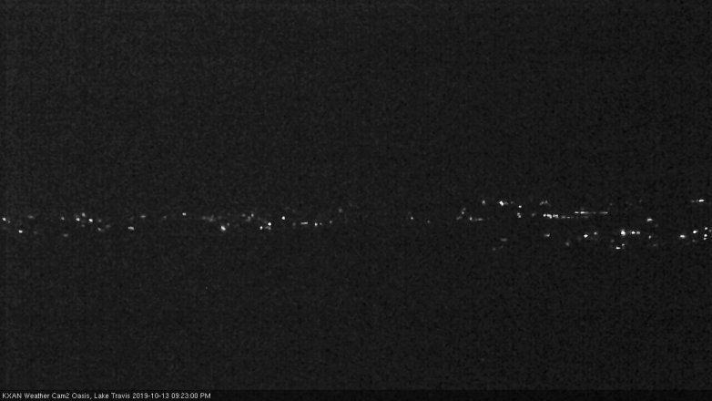 Lake Travis webcam, October 13, 2019 8:25 PM CT