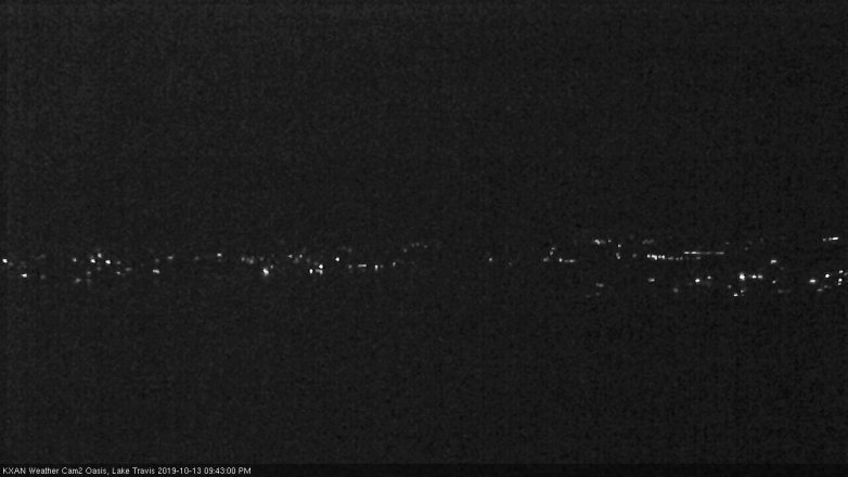 Lake Travis webcam, October 13, 2019 8:45 PM CT