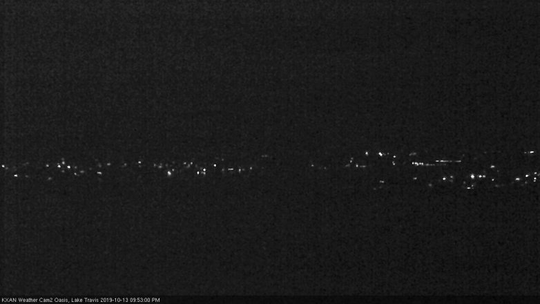 Lake Travis webcam, October 13, 2019 8:55 PM CT