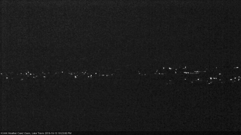Lake Travis webcam, October 13, 2019 9:25 PM CT