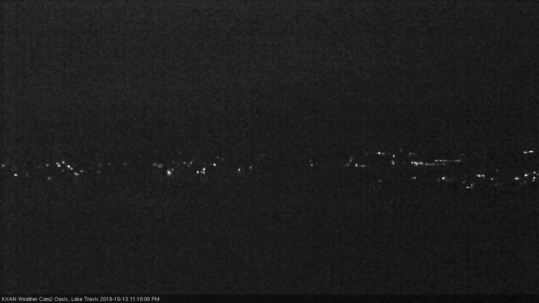Lake Travis webcam, October 13, 2019 10:20 PM CT