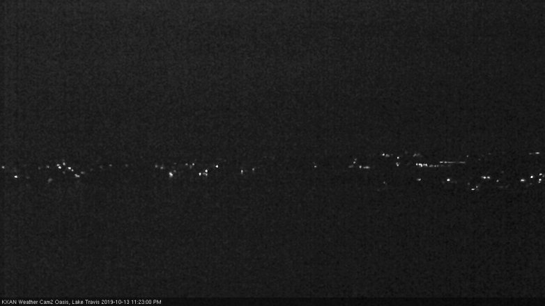 Lake Travis webcam, October 13, 2019 10:25 PM CT