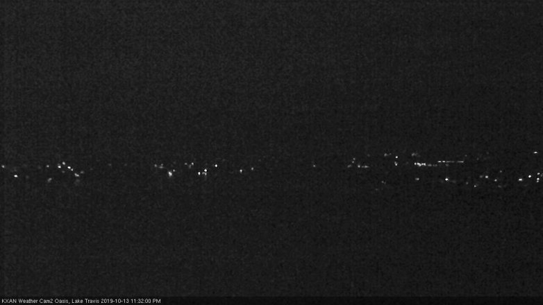 Lake Travis webcam, October 13, 2019 10:35 PM CT