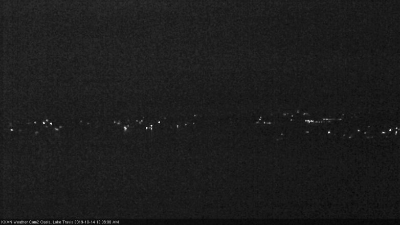 Lake Travis webcam, October 13, 2019 11:10 PM CT