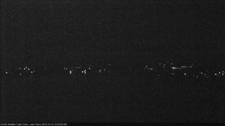 Lake Travis webcam, October 13, 2019 11:45 PM CT