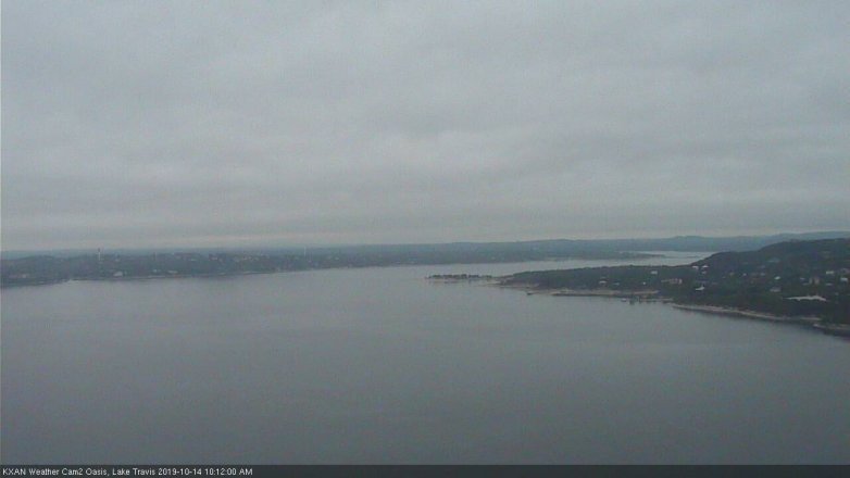 Lake Travis webcam, October 14, 2019 9:15 AM CT