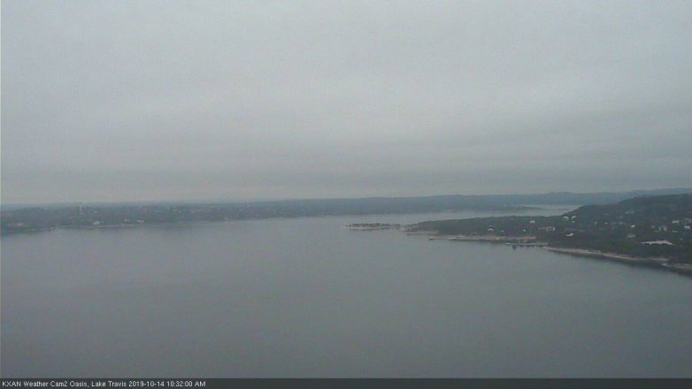 Lake Travis webcam, October 14, 2019 9:35 AM CT