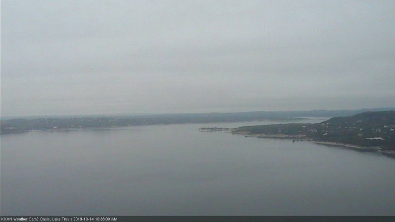 Lake Travis webcam, October 14, 2019 9:40 AM CT