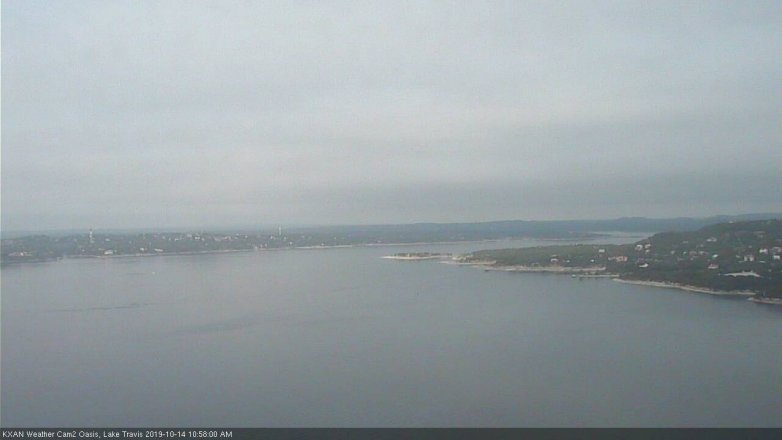 Lake Travis webcam, October 14, 2019 10:00 AM CT