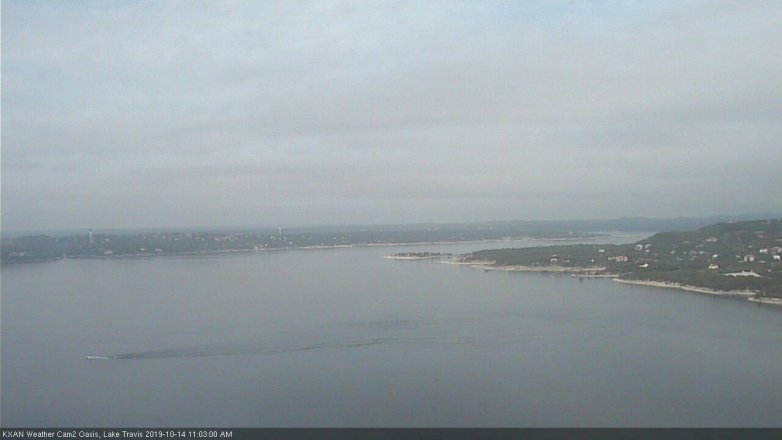 Lake Travis webcam, October 14, 2019 10:05 AM CT