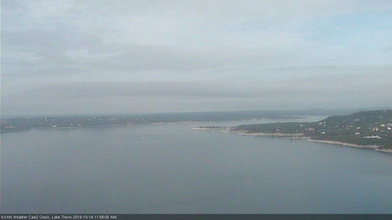 Lake Travis webcam, October 14, 2019 10:10 AM CT