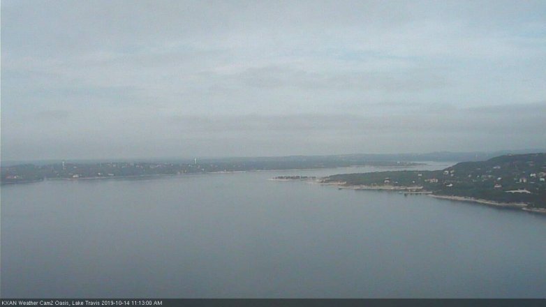 Lake Travis webcam, October 14, 2019 10:15 AM CT