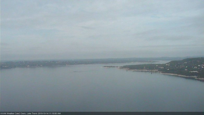 Lake Travis webcam, October 14, 2019 10:20 AM CT
