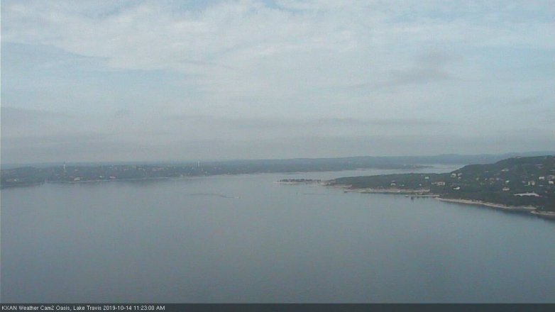 Lake Travis webcam, October 14, 2019 10:25 AM CT