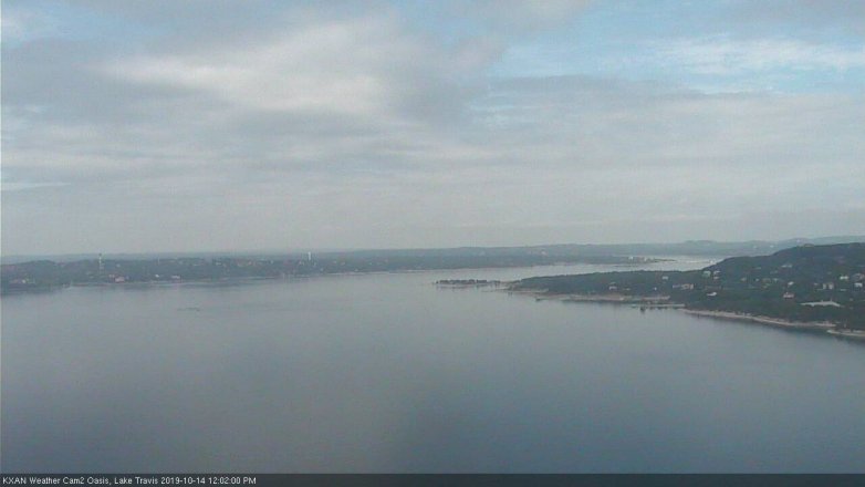 Lake Travis webcam, October 14, 2019 11:05 AM CT