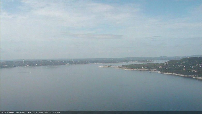 Lake Travis webcam, October 14, 2019 11:35 AM CT