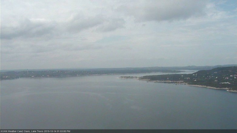 Lake Travis webcam, October 14, 2019 12:05 PM CT