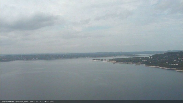 Lake Travis webcam, October 14, 2019 12:10 PM CT