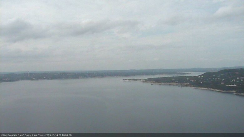 Lake Travis webcam, October 14, 2019 12:15 PM CT
