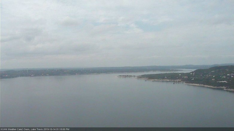 Lake Travis webcam, October 14, 2019 12:20 PM CT