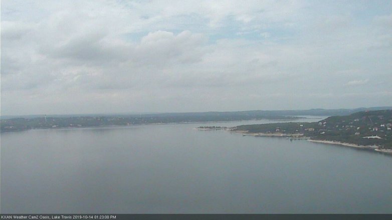 Lake Travis webcam, October 14, 2019 12:25 PM CT