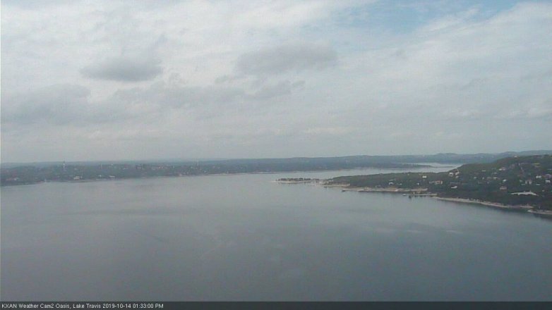 Lake Travis webcam, October 14, 2019 12:35 PM CT