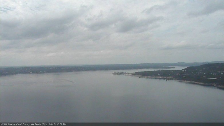 Lake Travis webcam, October 14, 2019 12:45 PM CT
