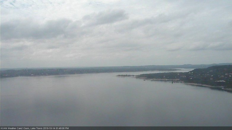 Lake Travis webcam, October 14, 2019 12:50 PM CT