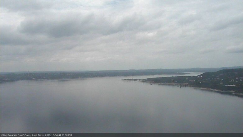 Lake Travis webcam, October 14, 2019 12:55 PM CT