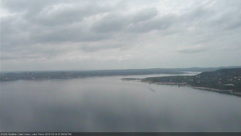 Lake Travis webcam, October 14, 2019 1:00 PM CT